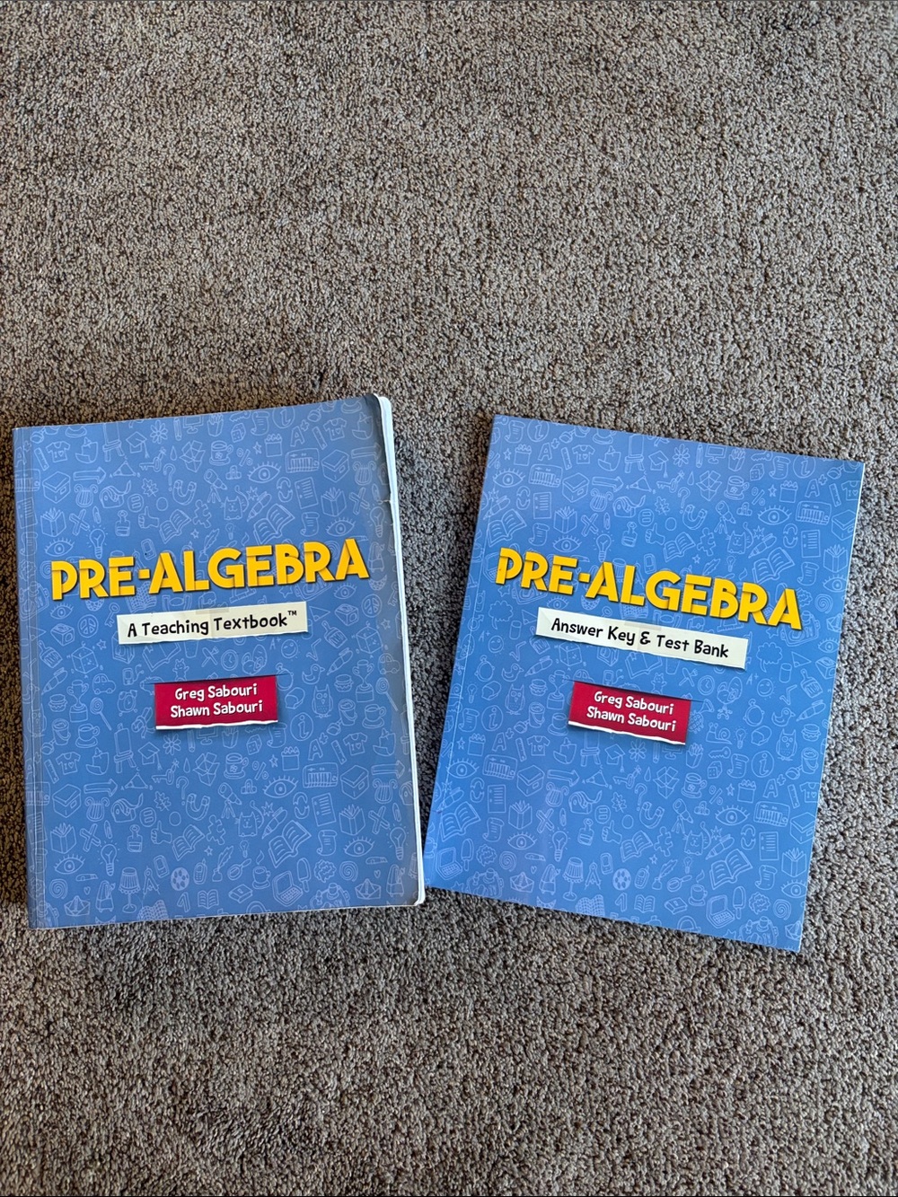Teaching Textbooks Pre-Algebra textbook & Answer key homeschool